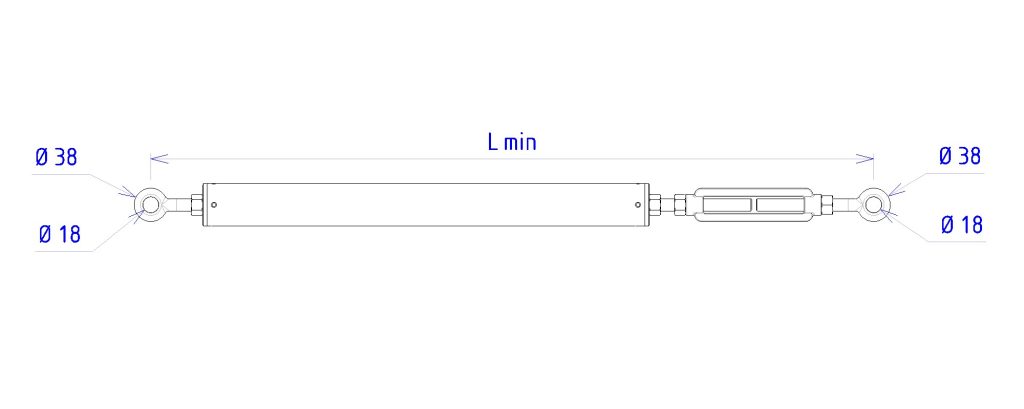 AT11 Schema - JG3775-101 ind A - AT ressort pour transversaux - Course 60 mm