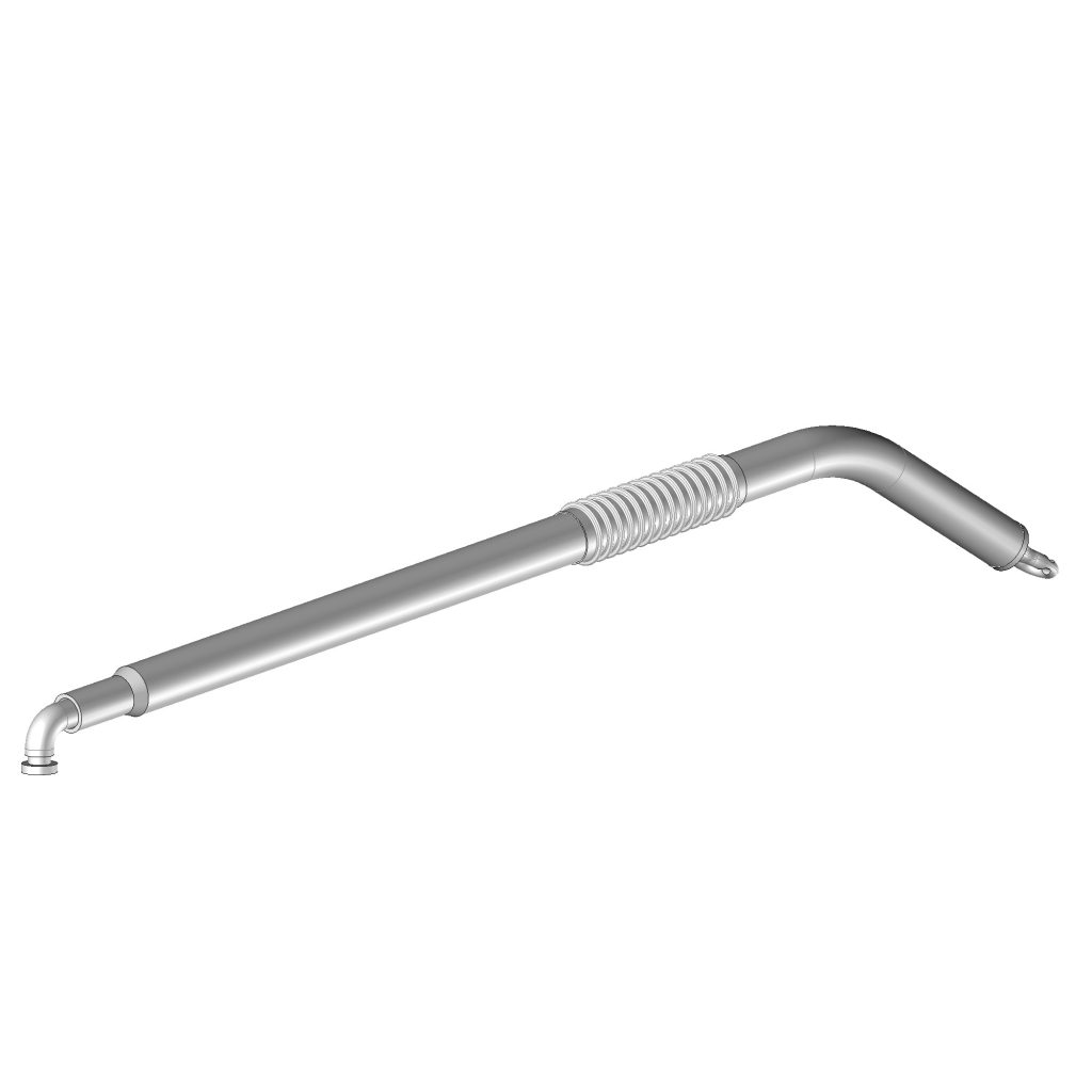 BDR02 C - JG2116-101 ind A - Bras de rappel isol‚ coud‚ - L = 0,95 m - Anneau horizontal